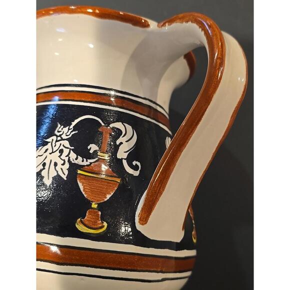 Siena Italy Deer Stag Small 6" Pottery Pitcher Creamer - Picture 5 of 5